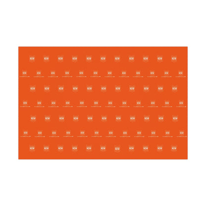 Gift Wrap Papers Orange